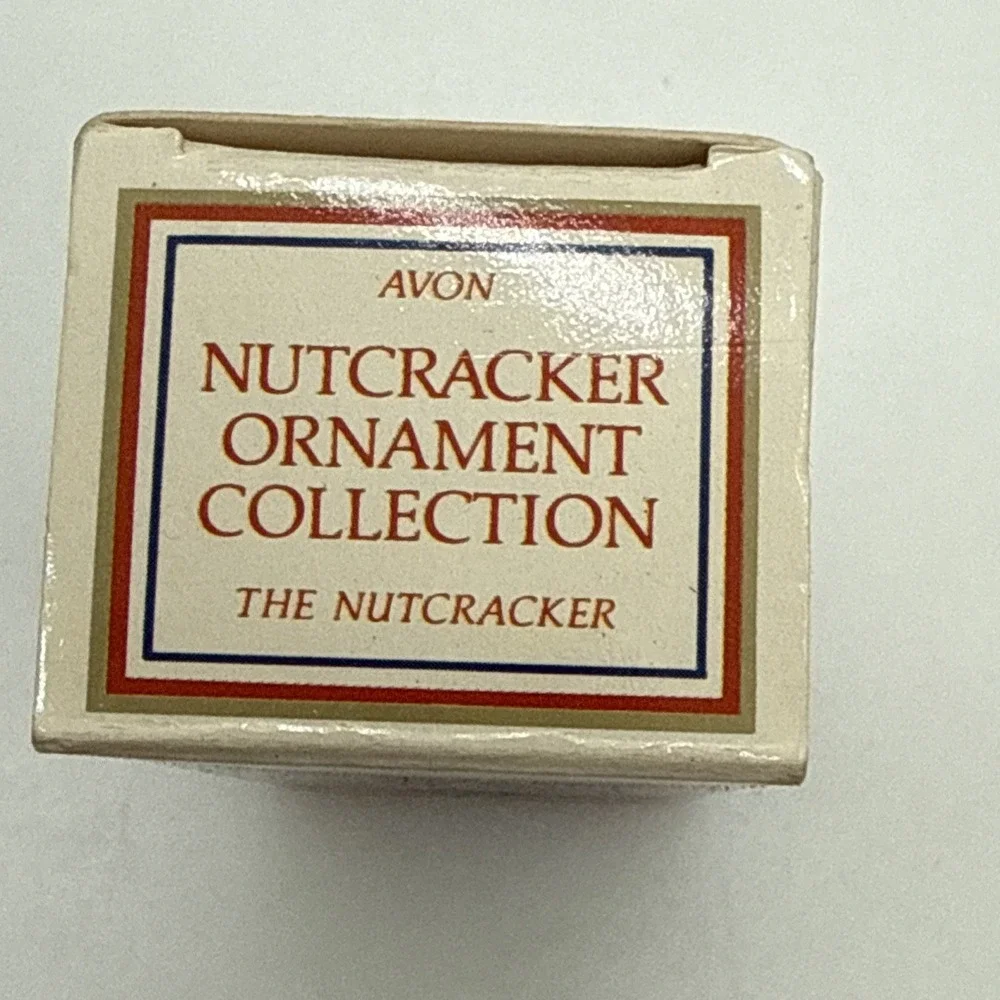 Vintage 1984 Avon Nutcracker Wooden Ornament Set of 5 Clara Mouse King Boxed